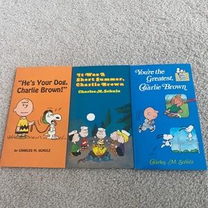 Peanuts Gang Library -3 paperback books